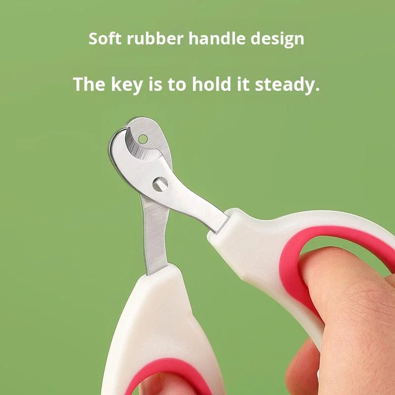 Best Selling Professional Stainless Steel Portable Simple Pet Nail Clippers Convenient Dog Cat Nail Trimmers Comfortable Claw