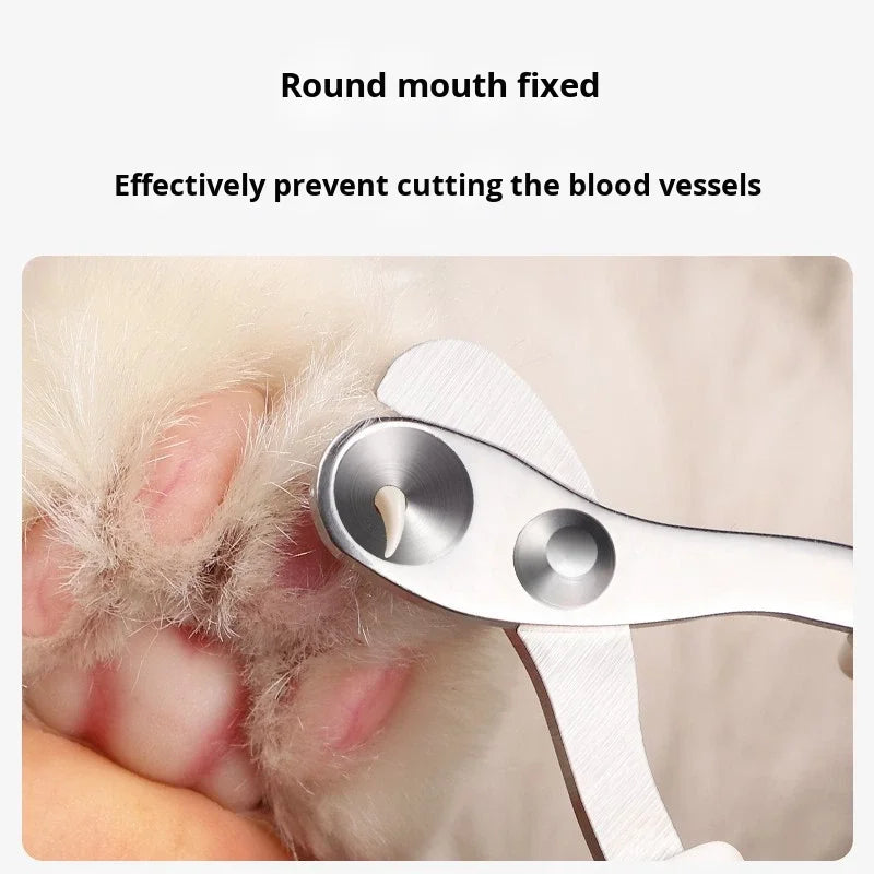 Best Selling Professional Stainless Steel Portable Simple Pet Nail Clippers Convenient Dog Cat Nail Trimmers Comfortable Claw