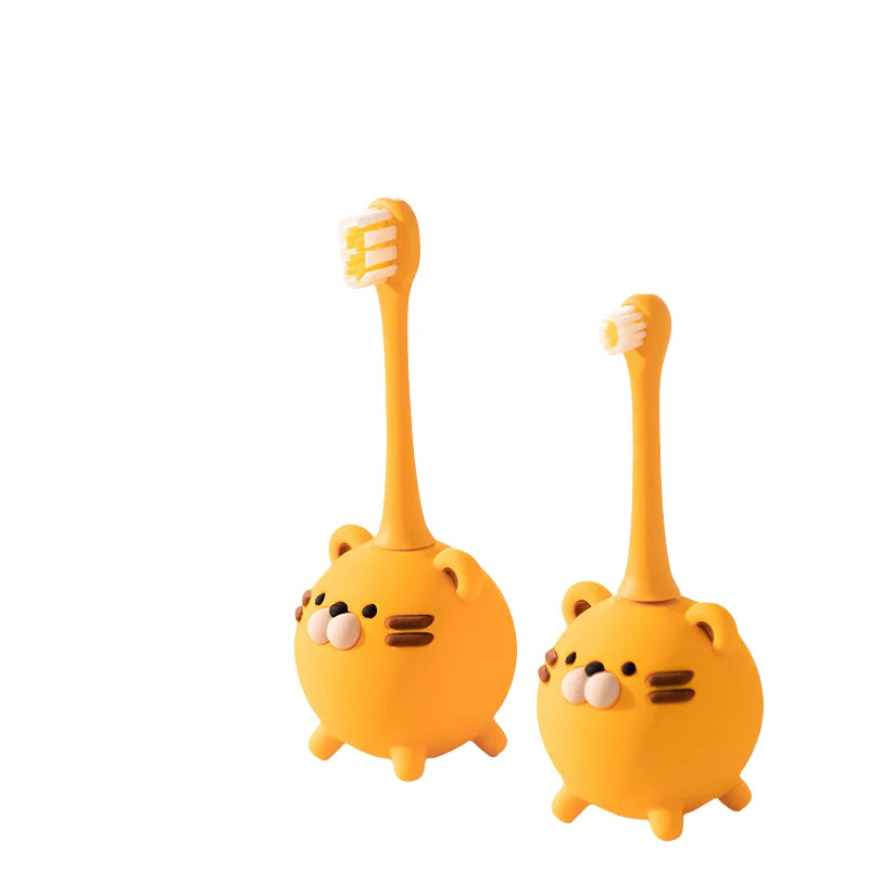 Children's Electric Toothbrush Creative Cute Cartoon Soft Hair Intelligent Timer Sonic Waterproof USB Charging