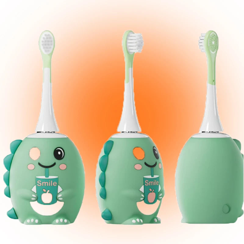 360 Degree U-Shape Children's Electric Toothbrush Soft Bristles Teeth Whitening Type-C Charging-Sonic Waterproof Household