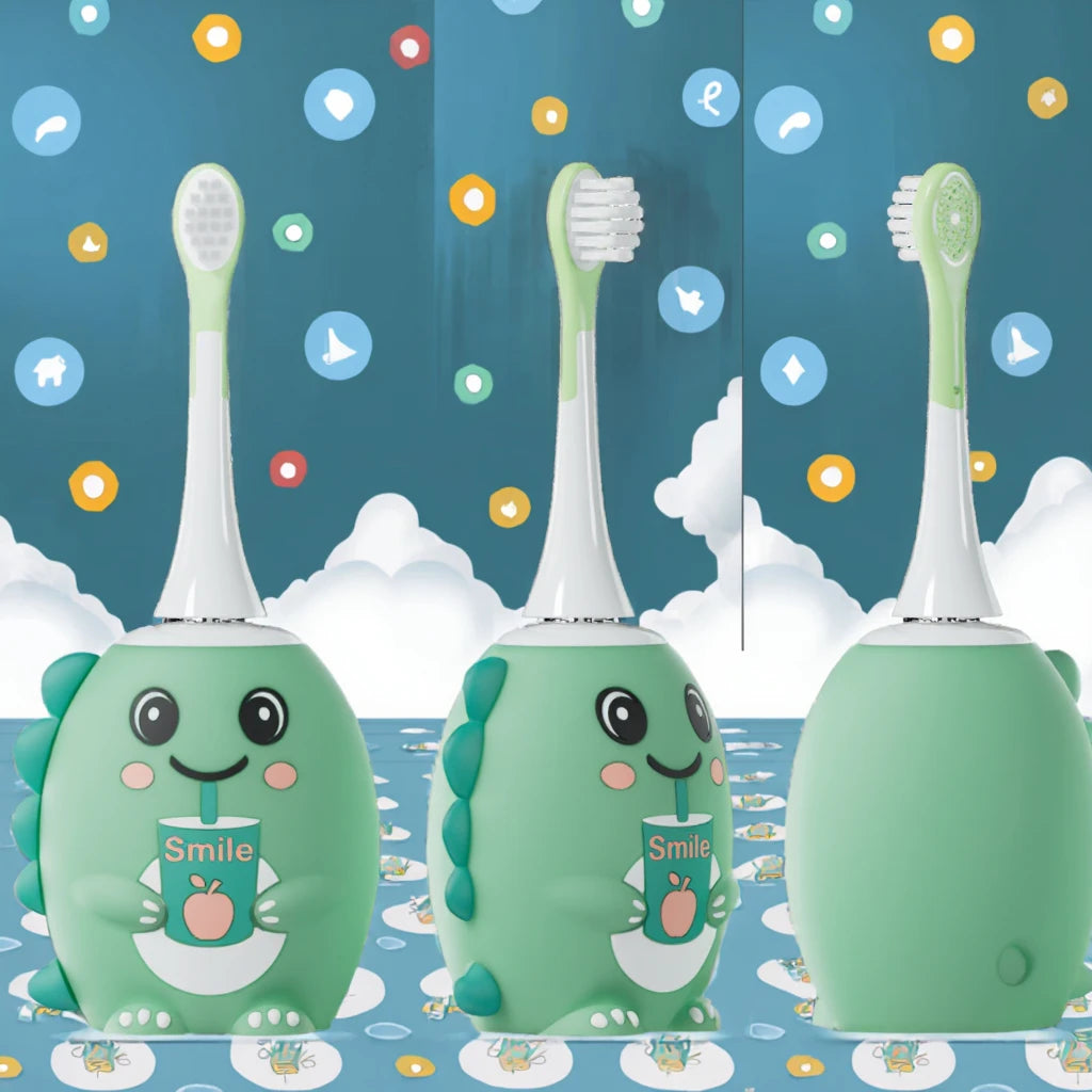 360 Degree U-Shape Children's Electric Toothbrush Soft Bristles Teeth Whitening Type-C Charging-Sonic Waterproof Household