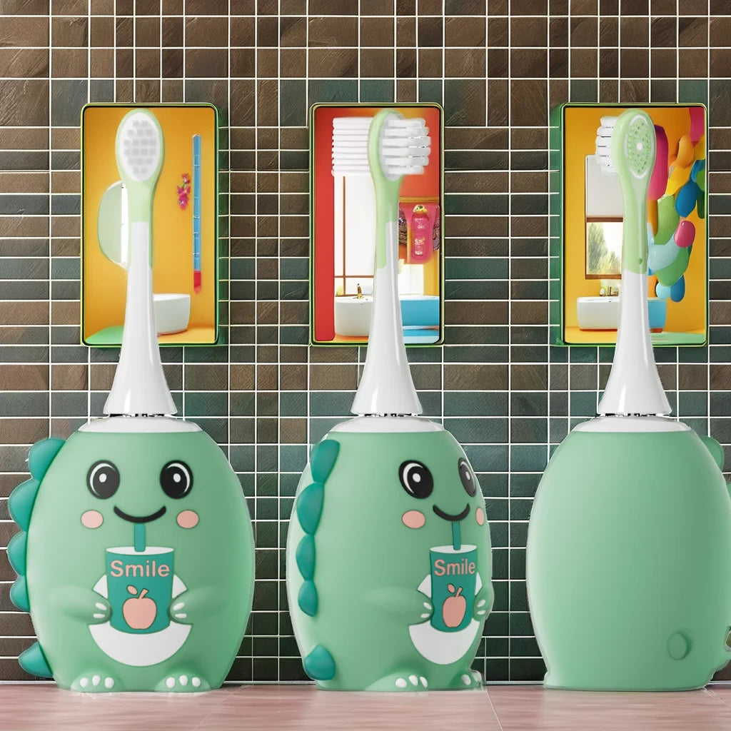 360 Degree U-Shape Children's Electric Toothbrush Soft Bristles Teeth Whitening Type-C Charging-Sonic Waterproof Household