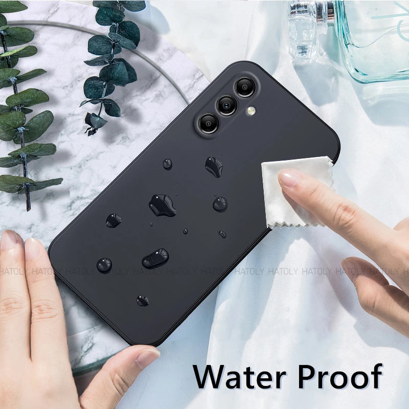 For Samsung Galaxy M15 Case Samsung Galaxy M15 M35 M55 5G Cover Original TPU Shockproof Liquid Silicone Phone Cover Samsung M15