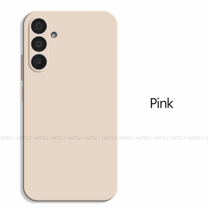 For Samsung Galaxy M15 Case Samsung Galaxy M15 M35 M55 5G Cover Original TPU Shockproof Liquid Silicone Phone Cover Samsung M15