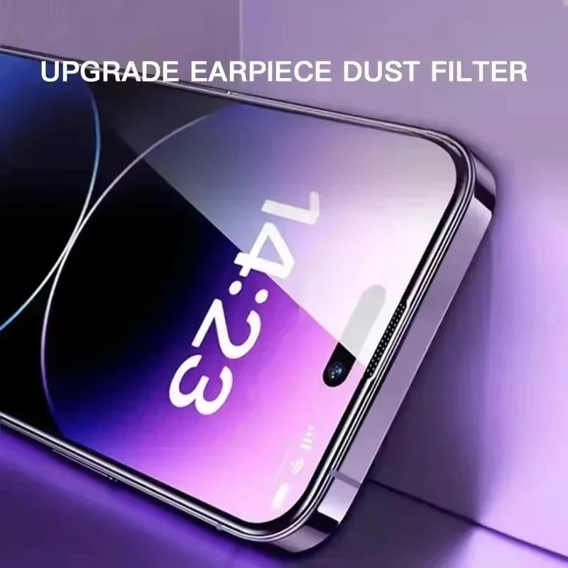 1-5PCS HD Oleophobic Coating Dust Free Screen Protector For iPhone 17 Pro Max iPhone17 Pro Air 16 15 14 13 12 11 Tempered Glass