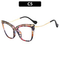 New Fashion Retro Anti Blue Light Cat Eye Glasses For Women Vintage Ladies Clear Computer Reding Eyeglasses Trending Wholesale