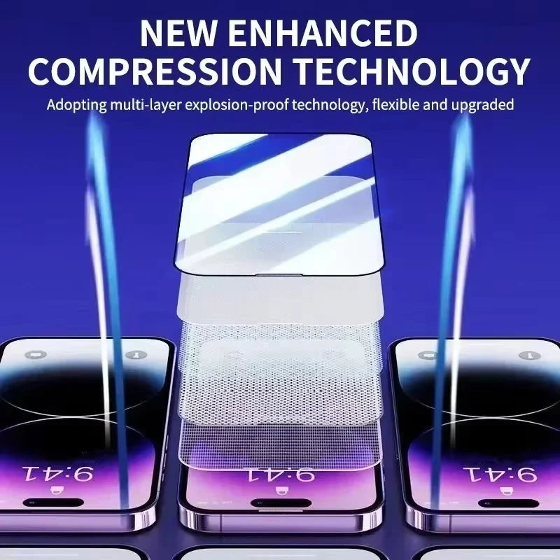 1-5PCS HD Oleophobic Coating Dust Free Screen Protector For iPhone 17 Pro Max iPhone17 Pro Air 16 15 14 13 12 11 Tempered Glass