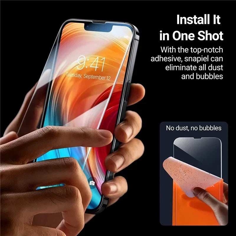 1-5Pcs  Screen Protector Tempered Glass For iPhone X XS XR 11 12 13 14 15 16 17 Pro Max Mini Plus Alr SE 3rd Gen