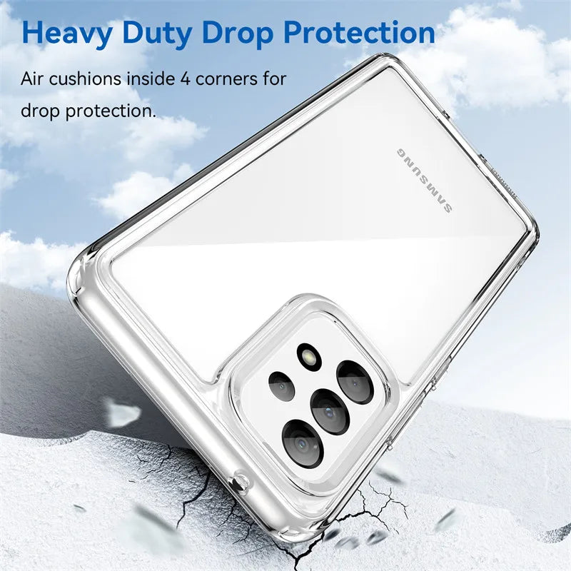 For Samsung Galaxy A53 5G Case Samsung Galaxy A04S A13 A14 A23 A33 A53 M13 M23 Cover Shockproof Candy Phone Cover Samsung A53 5G