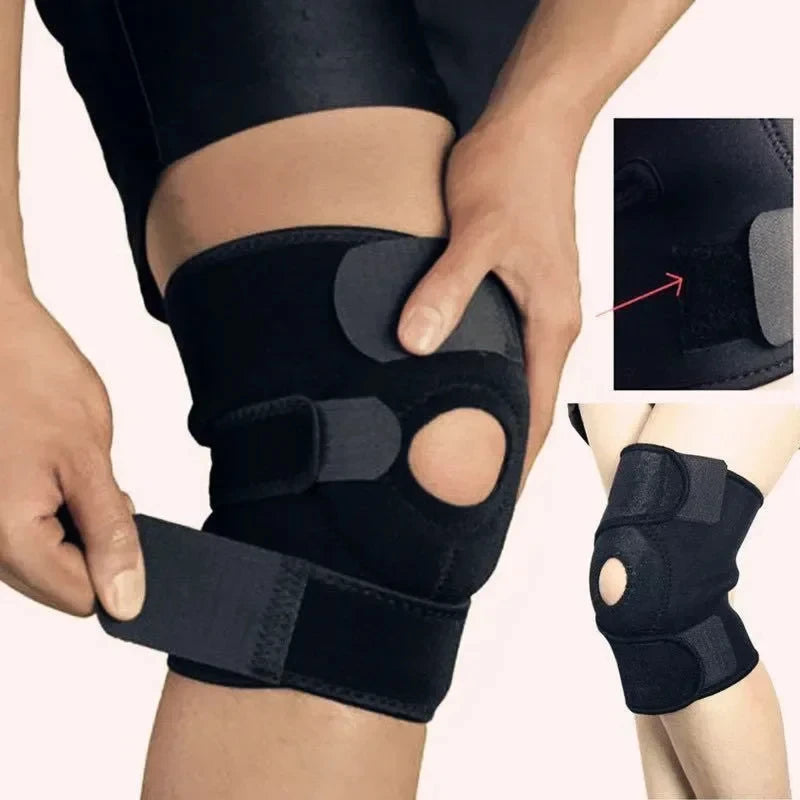 Sports knee pads, outdoor hiking, basketball, cycling, knee pads, running, strengthening protective gear, spring knee pads