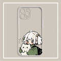 Girls Boys Couple Phone Case For IPhone 13 12 11 14 15 Pro XS MAX 7 8 Plus Mini X XR SE2 Cute Cartoon Cell Phone Cases Covers
