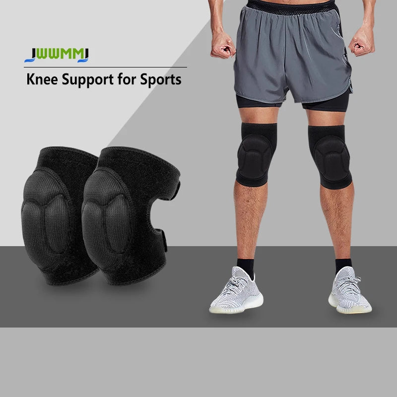 1pair  Knee Pads for Cleaning House Floors,Gardening Work,Carpet,Roofing,kneepads with Soft Inner Liner, Adjustable knee pads