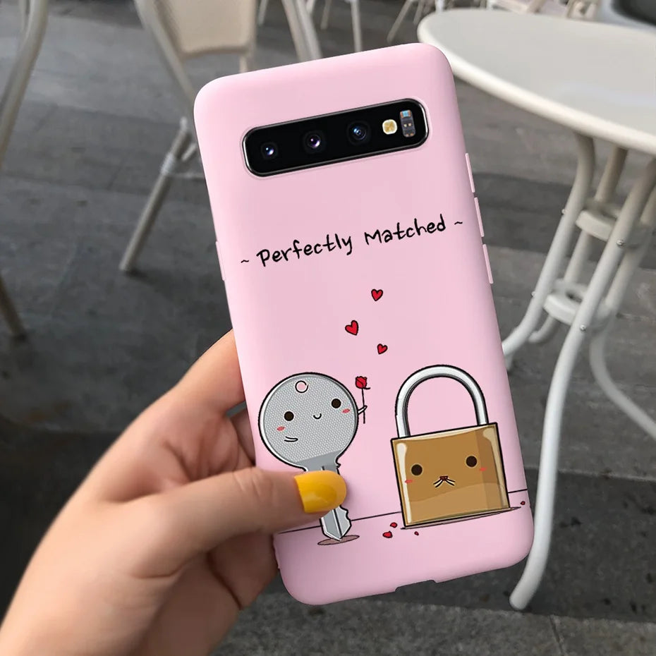 Silicon Case For Samsung Galaxy S10 Plus Phone Cover Samsung S10 S 10 S10e Flower Soft TPU Funda GalaxyS10 10e S10Plus Couqe