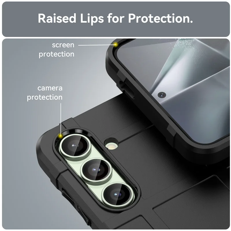 For Samsung Galaxy S24 FE Case Samsung Galaxy S24 FE Cover Shockproof Armor Rubber Anti-Slip Phone Cover Samsung Galaxy S24 FE