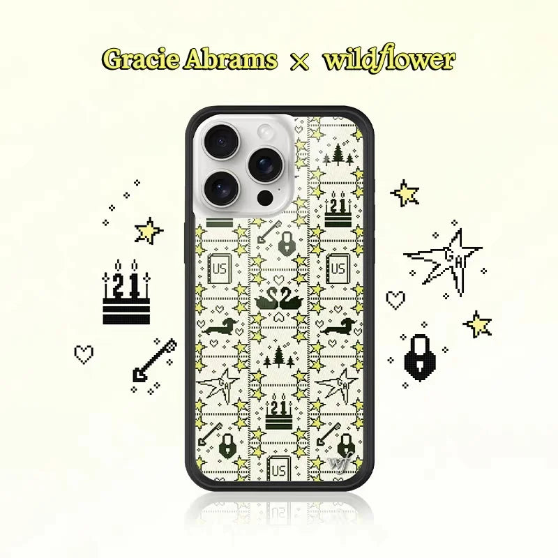 Wildflower Girls Gracie Abrams Phone Case for iPhone 12 13 14 15 16 17 Pro Max Plus Air 17Pro wf 3D Genius Music Girl Cover