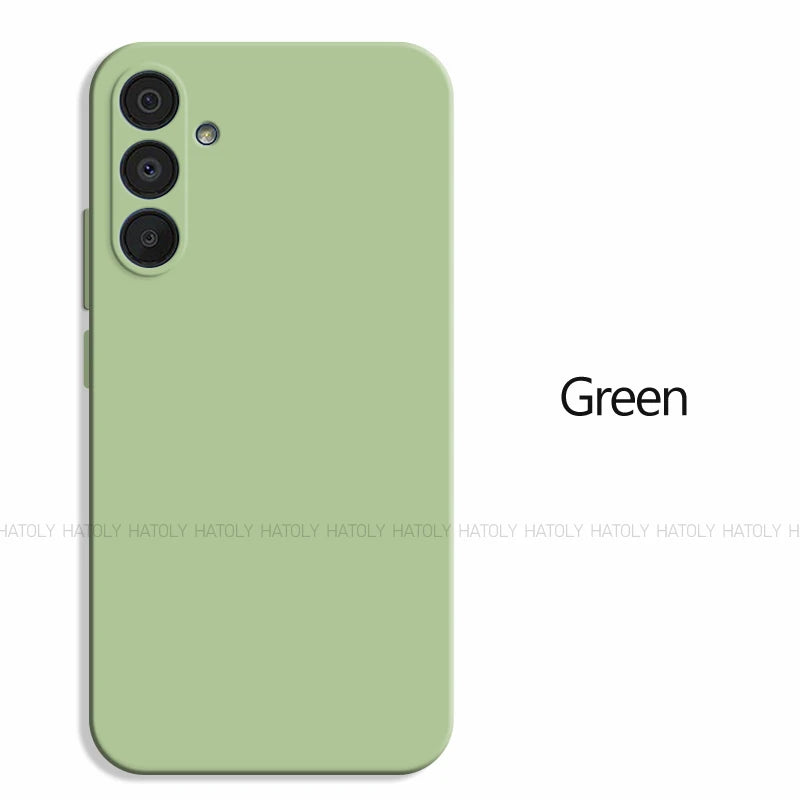 For Samsung Galaxy M15 Case Samsung Galaxy M15 M35 M55 5G Cover Original TPU Shockproof Liquid Silicone Phone Cover Samsung M15