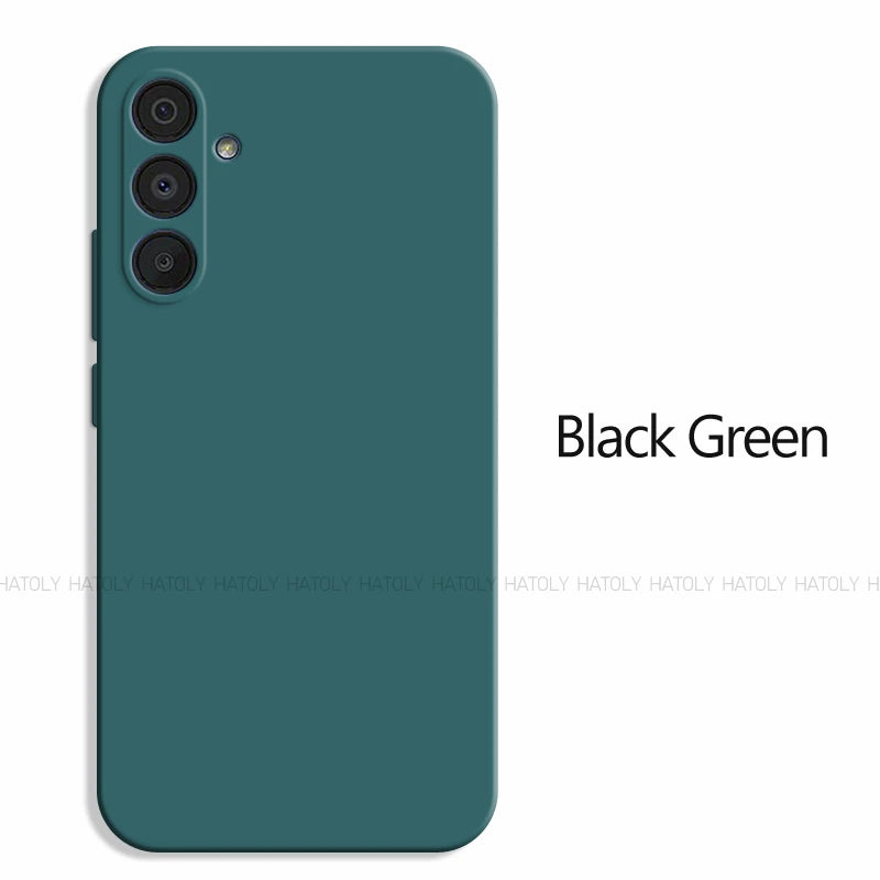 For Samsung Galaxy M15 Case Samsung Galaxy M15 M35 M55 5G Cover Original TPU Shockproof Liquid Silicone Phone Cover Samsung M15