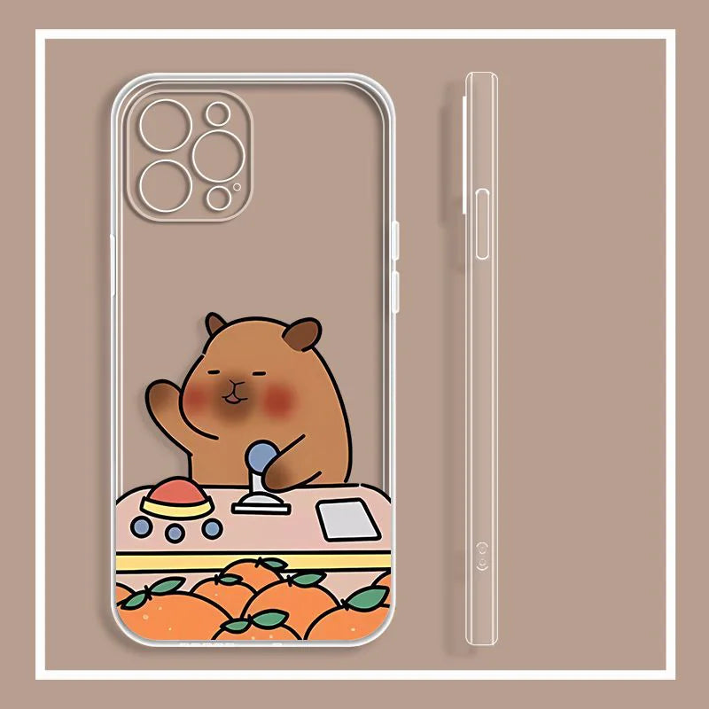 Girls Boys Couple Phone Case For IPhone 13 12 11 14 15 Pro XS MAX 7 8 Plus Mini X XR SE2 Cute Cartoon Cell Phone Cases Covers