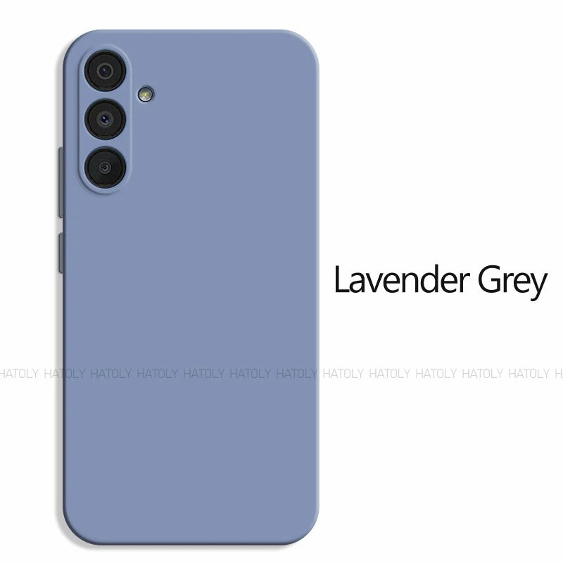 For Samsung Galaxy M15 Case Samsung Galaxy M15 M35 M55 5G Cover Original TPU Shockproof Liquid Silicone Phone Cover Samsung M15