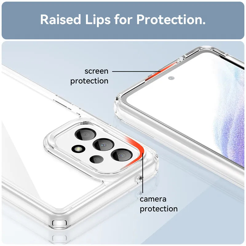 For Samsung Galaxy A53 5G Case Samsung Galaxy A04S A13 A14 A23 A33 A53 M13 M23 Cover Shockproof Candy Phone Cover Samsung A53 5G
