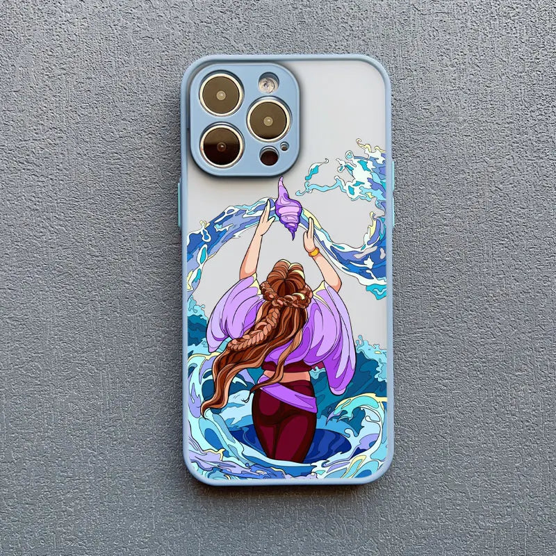 Modern Style Tide Girls Purple Mobile Phone Case for iPhone 15 Plus Pro Max 16 11 12 13 14 Pro Max Mini XS XR X Back Covers