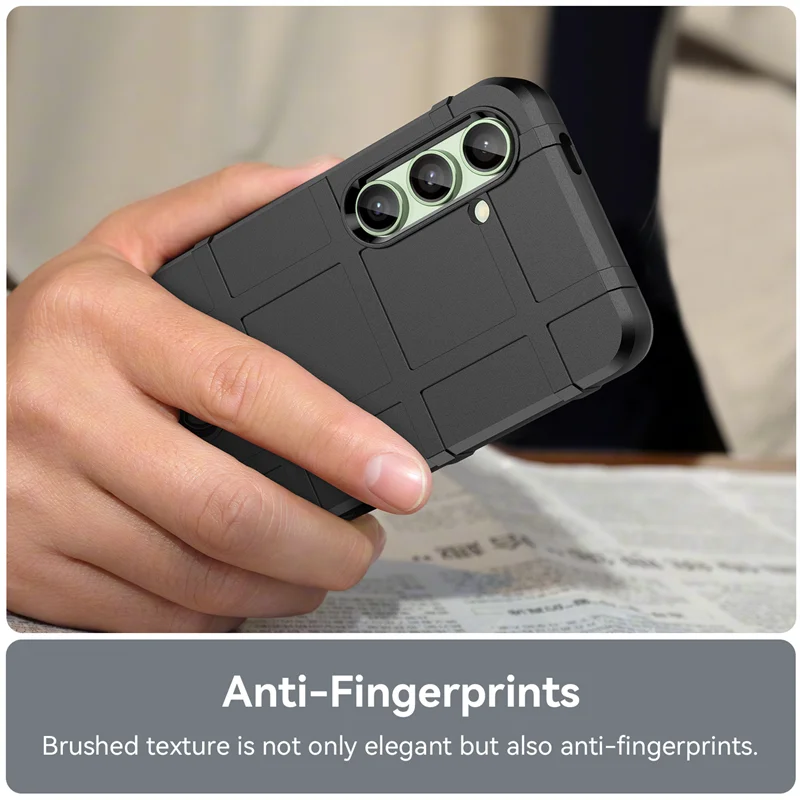 For Samsung Galaxy S24 FE Case Samsung Galaxy S24 FE Cover Shockproof Armor Rubber Anti-Slip Phone Cover Samsung Galaxy S24 FE